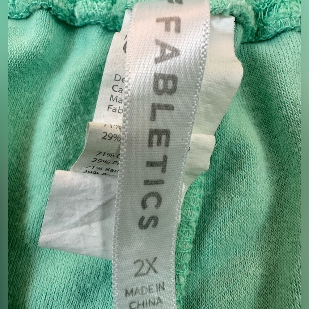 Fabletics Mint Green Terry Cloth Pull-On Casual Beach Lounge Athletic Sh… - Picture 6 of 11